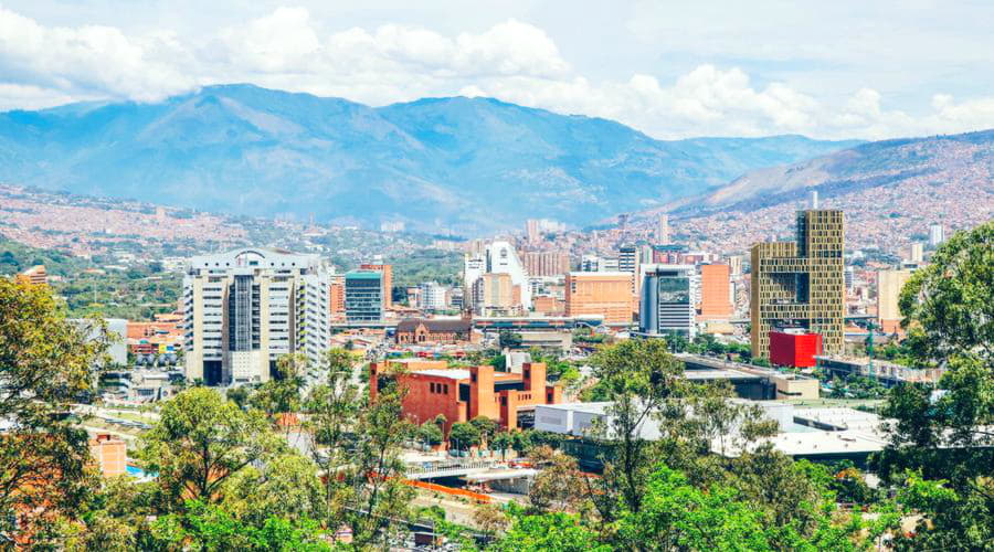 Medellin bölgesindeki en iyi araç kiralama seçenekleri